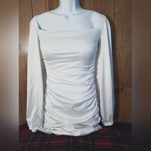 SHEIN white mini dress